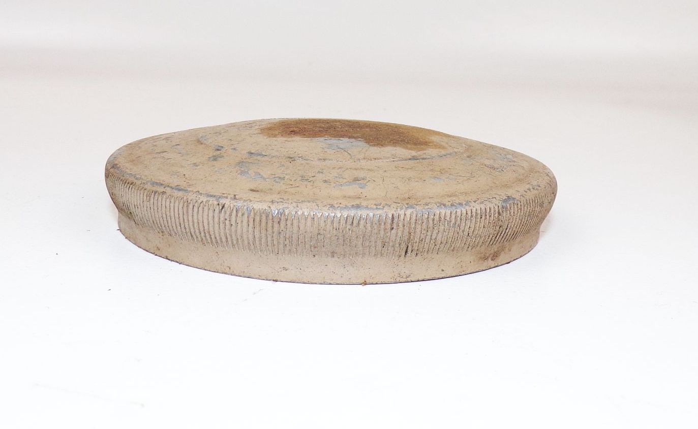 Alter Tankdeckel Oldtimer Sandfarben wohl Wehrmacht 2 Wk