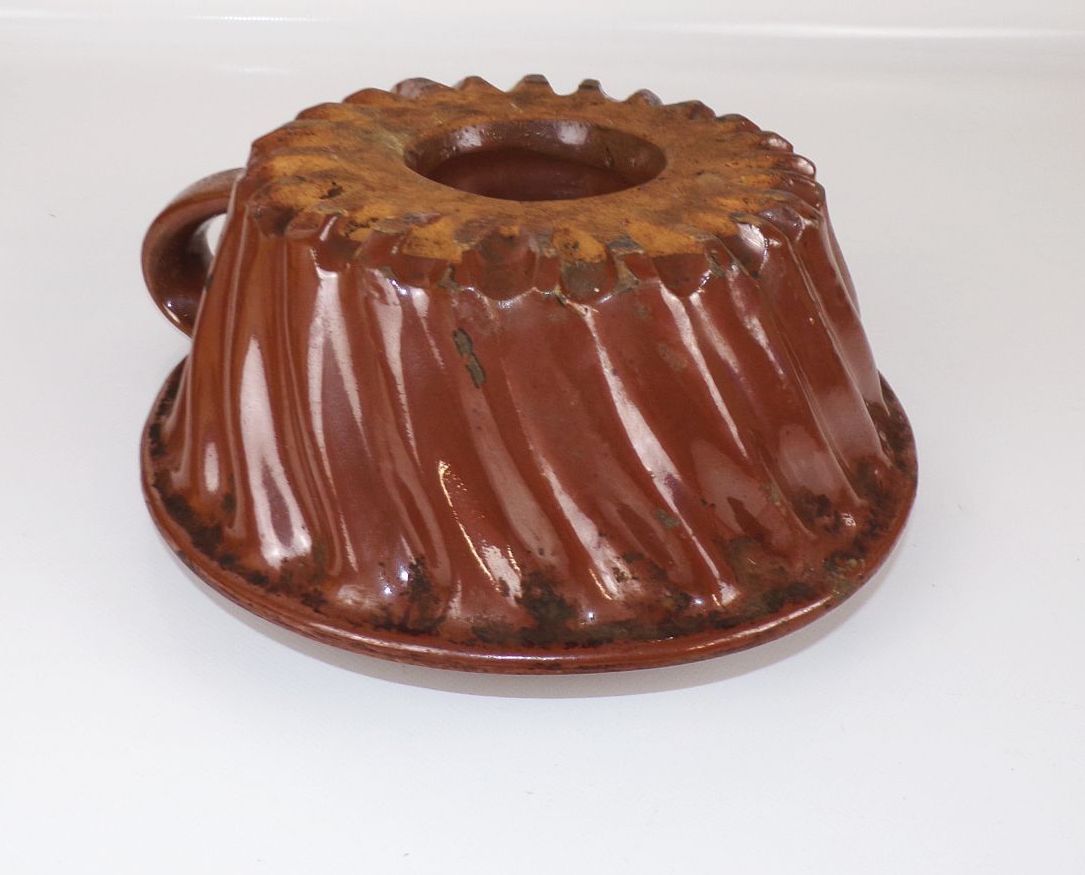 Alte Bachformen Keramik Gugelhupf Form Landhaus Deko 3 Stück