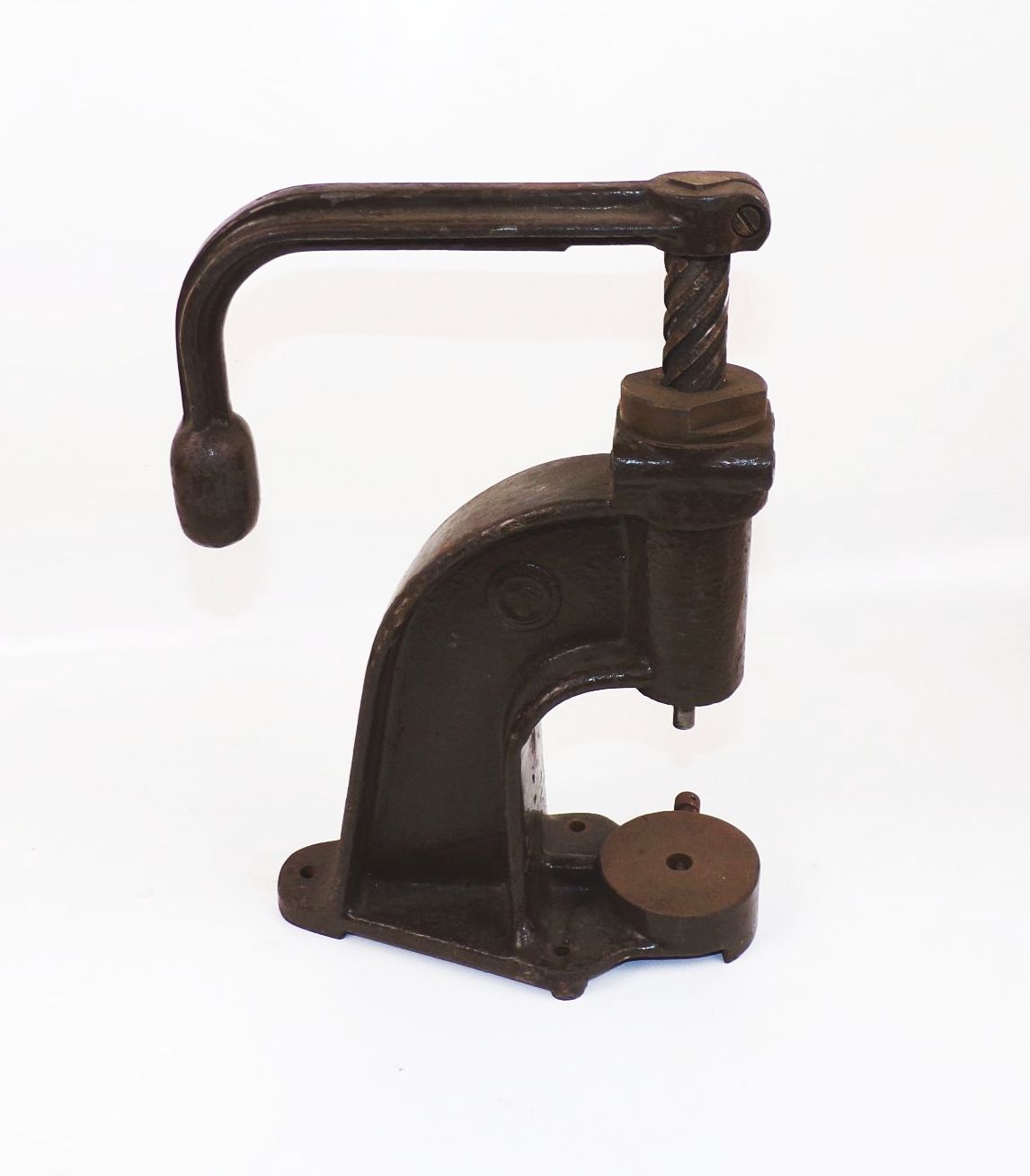 Alte Spindelpresse Sattler Werkzeug Vintage