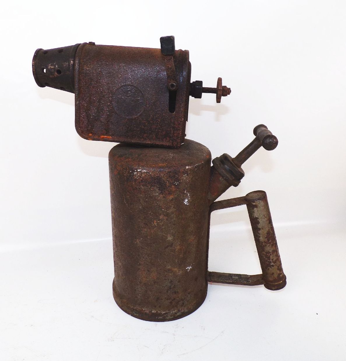 Alte Bat Lötlampe Bunsenbrenner Benzin Gasolin Vintage 