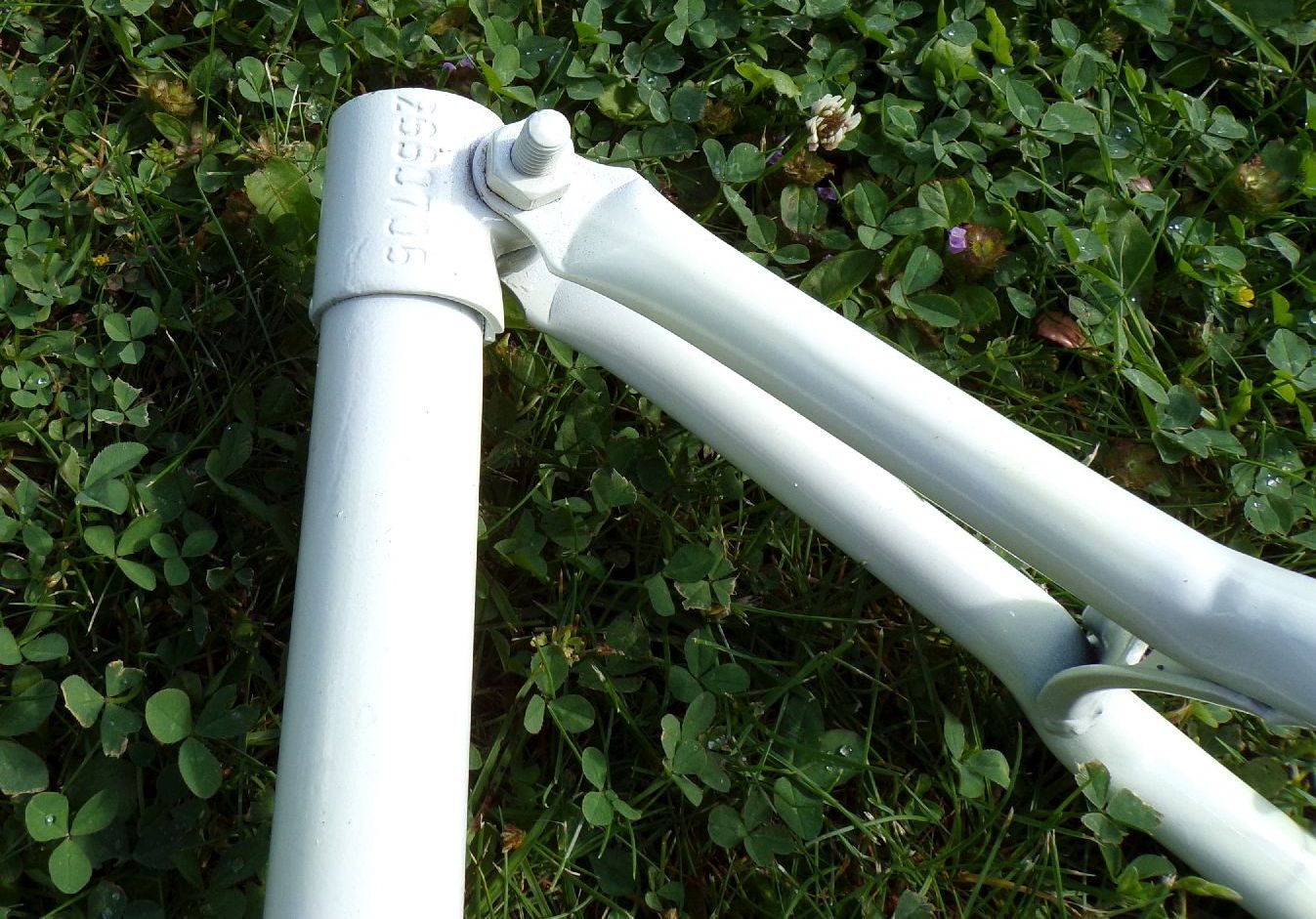 DDR Fahrradrahmen wohl Mifa 26 Zoll Damenrad mit Fahrradgabel grundiert