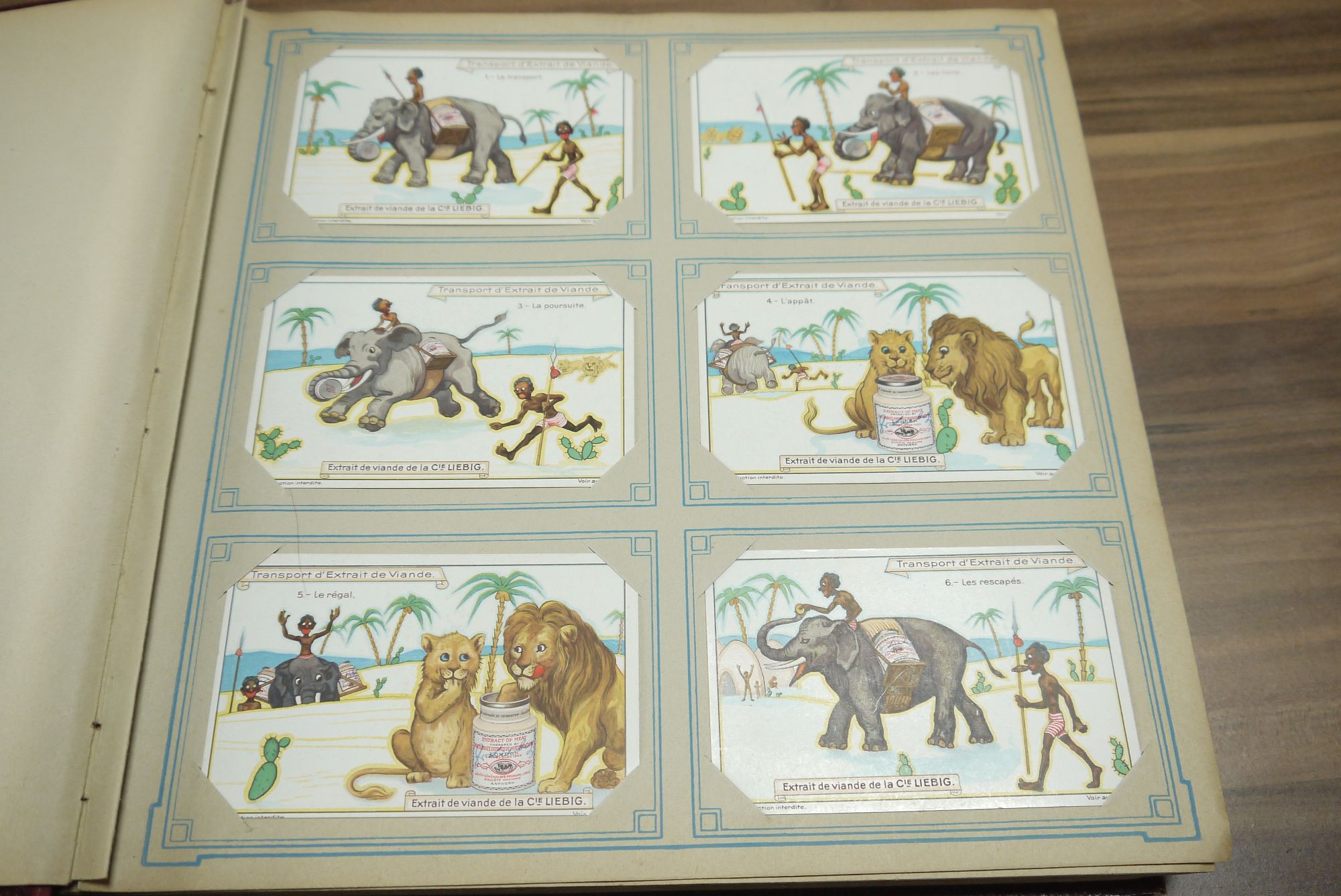 Liebig Chromo Album Sammelbilderalbum ca 52 Seiten 312 Karten Sammelbilder