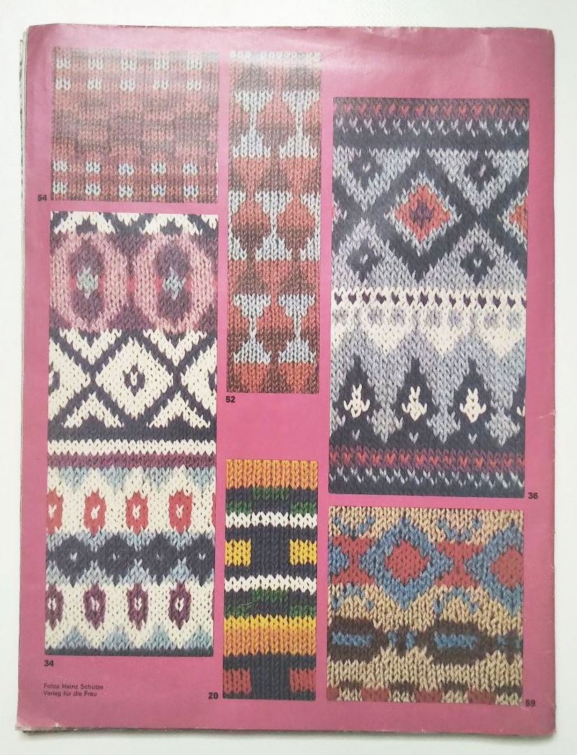 Modezeitschrift Modische Maschen DDR Nr 3 mit Schnittmuster Winter 1977 Modezeitschrift Modische Maschen DDR Nr 3 mit Schnittmuster Winter 1977
