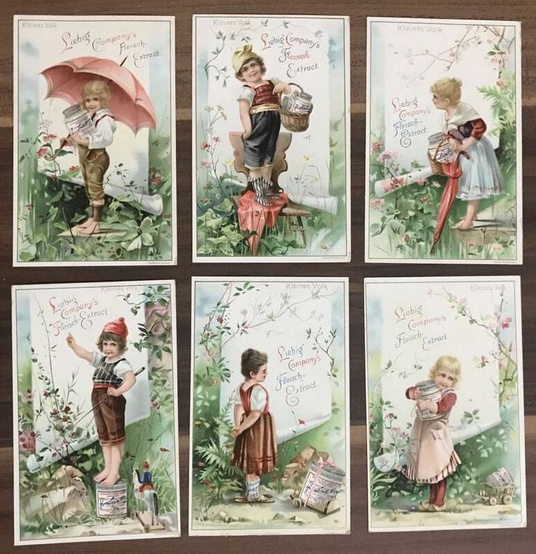 Liebig Sammelbilder Kleines Volk Fleisch Extract 6 Stück Nr 272