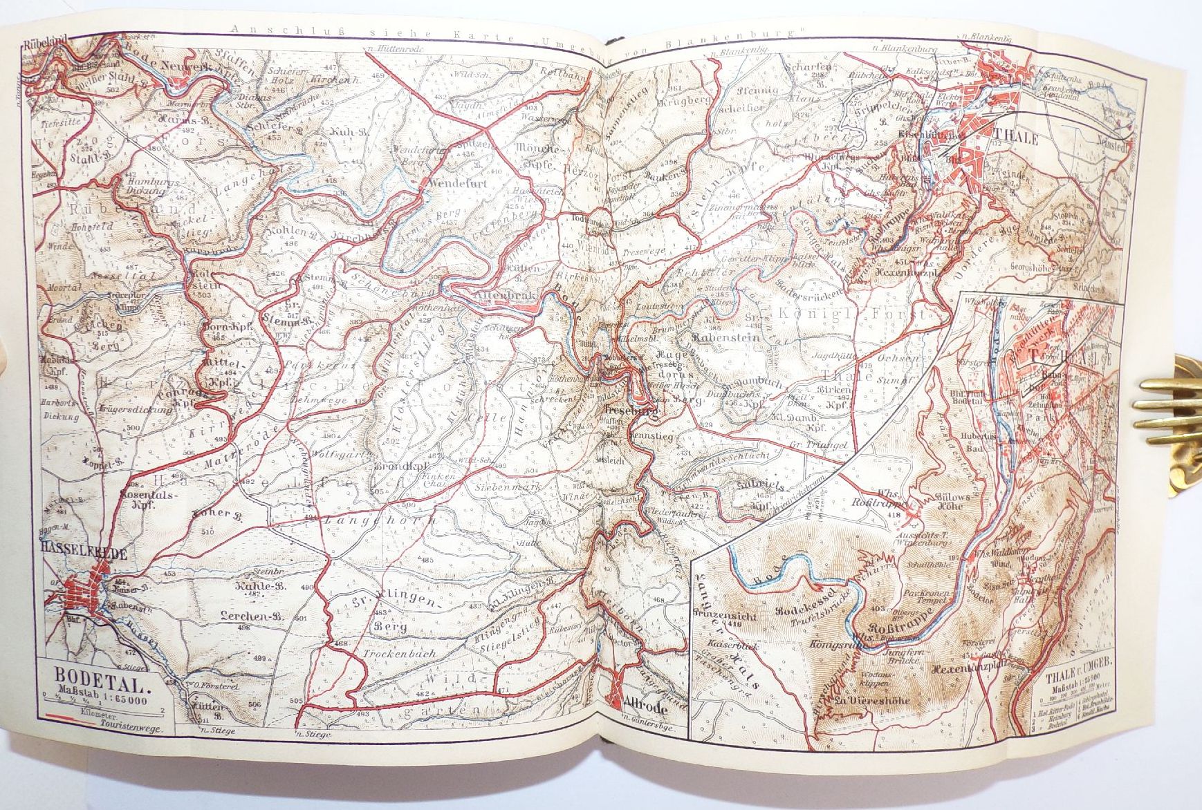 Meyers Reisebücher Harz 1912 Große Ausgabe 