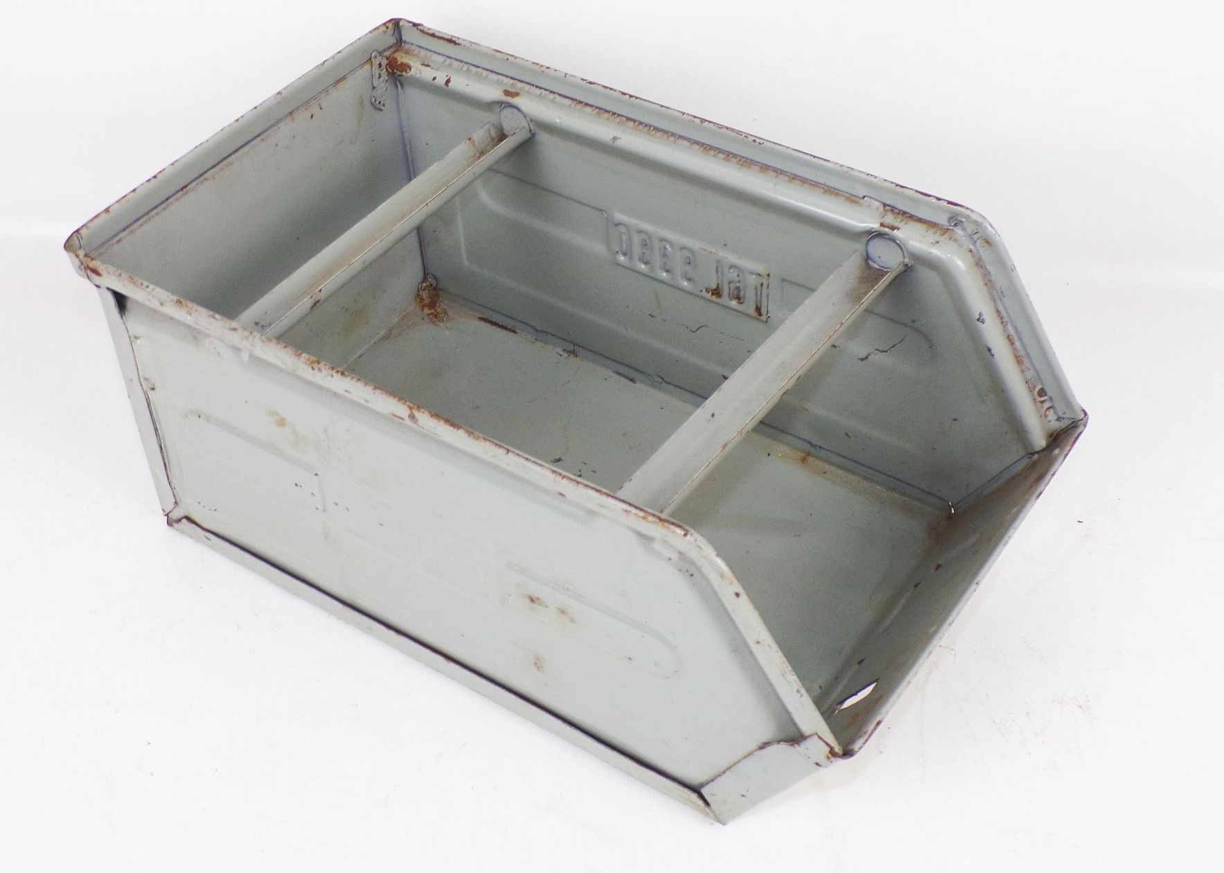 SOIMISS Vintage Metallbox Weiß Mit Schloss - Retro Aufbewahrungsbox Für Büro & Werkzeuge