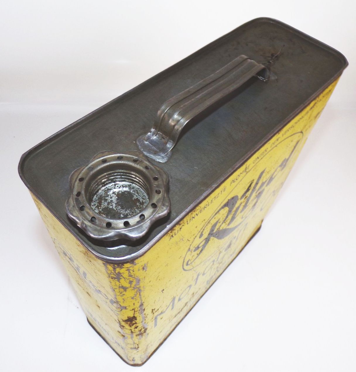 Alte Öldose Ritzol Valvoline Kanister Blechdose Reklame Sammler