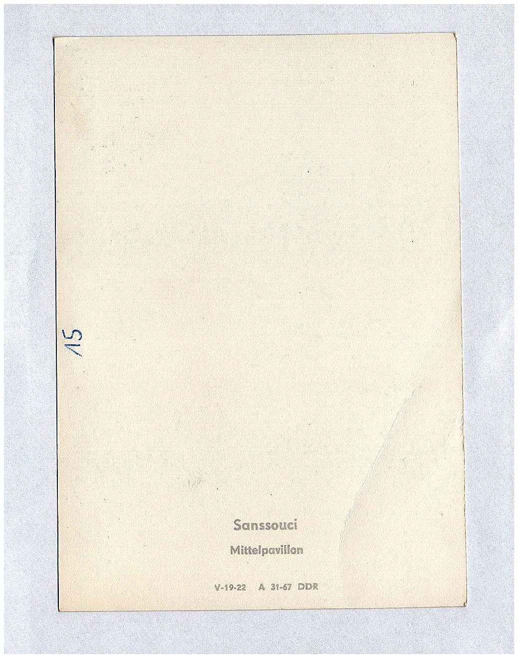 Foto Ak Potsdam Mittelpavillon Sanssouci Schloss Foto Ak Potsdam Mittelpavillon Sanssouci Schloss