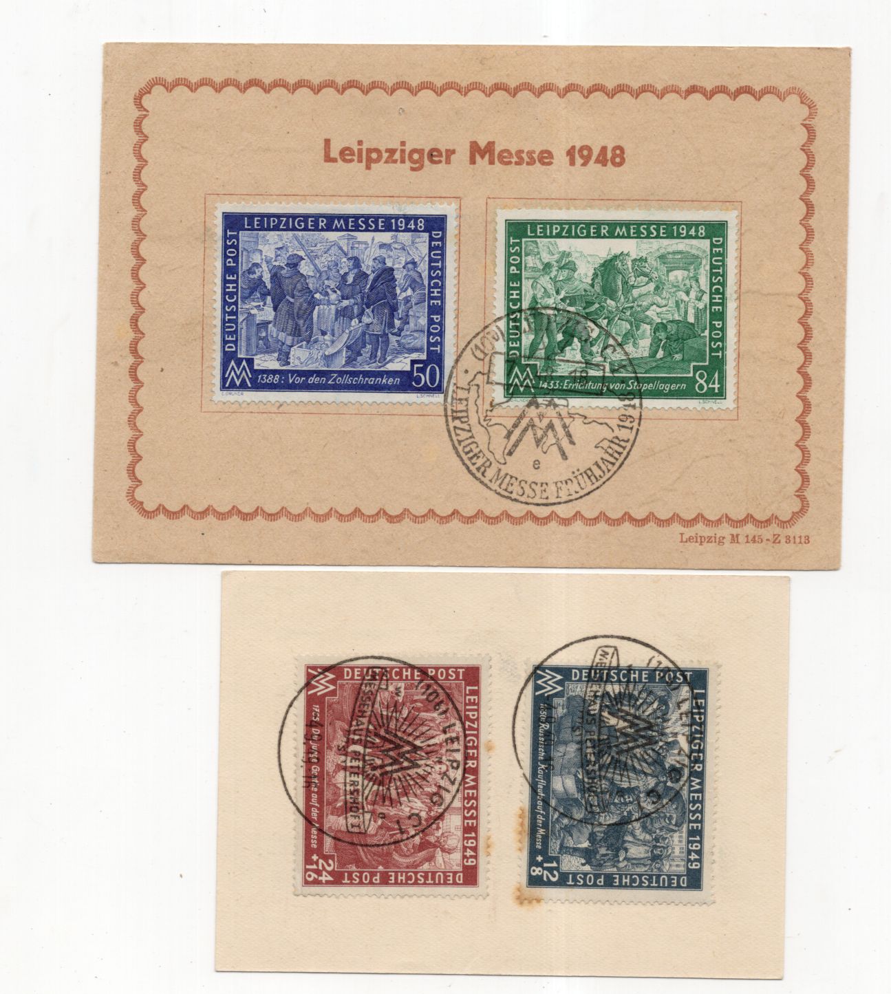 Leipziger Messe Belege 1948 bis 1962
