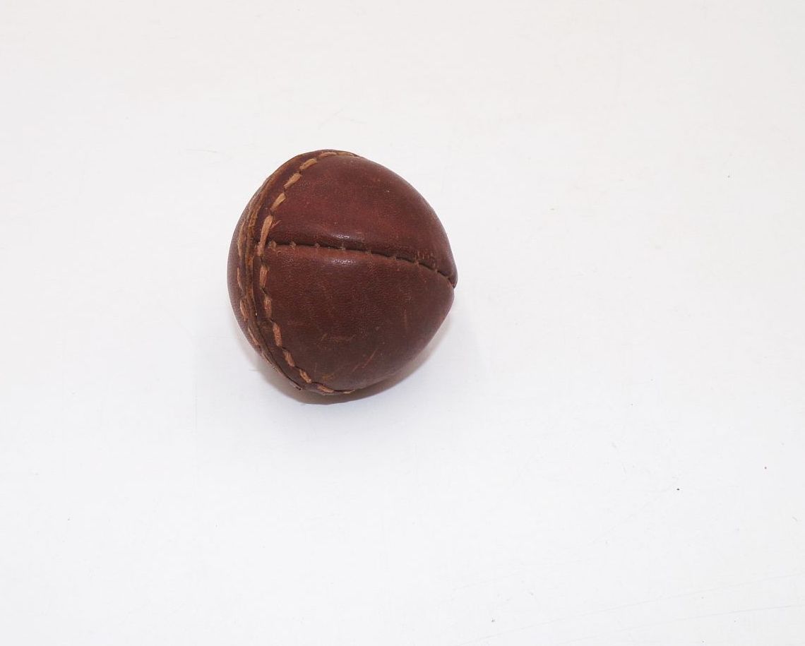 Alter Lederball Schlagball Leder Wurfball Sportball Deko Vintage Alter Lederball Schlagball Leder Wurfball Sportball Deko Vintage
