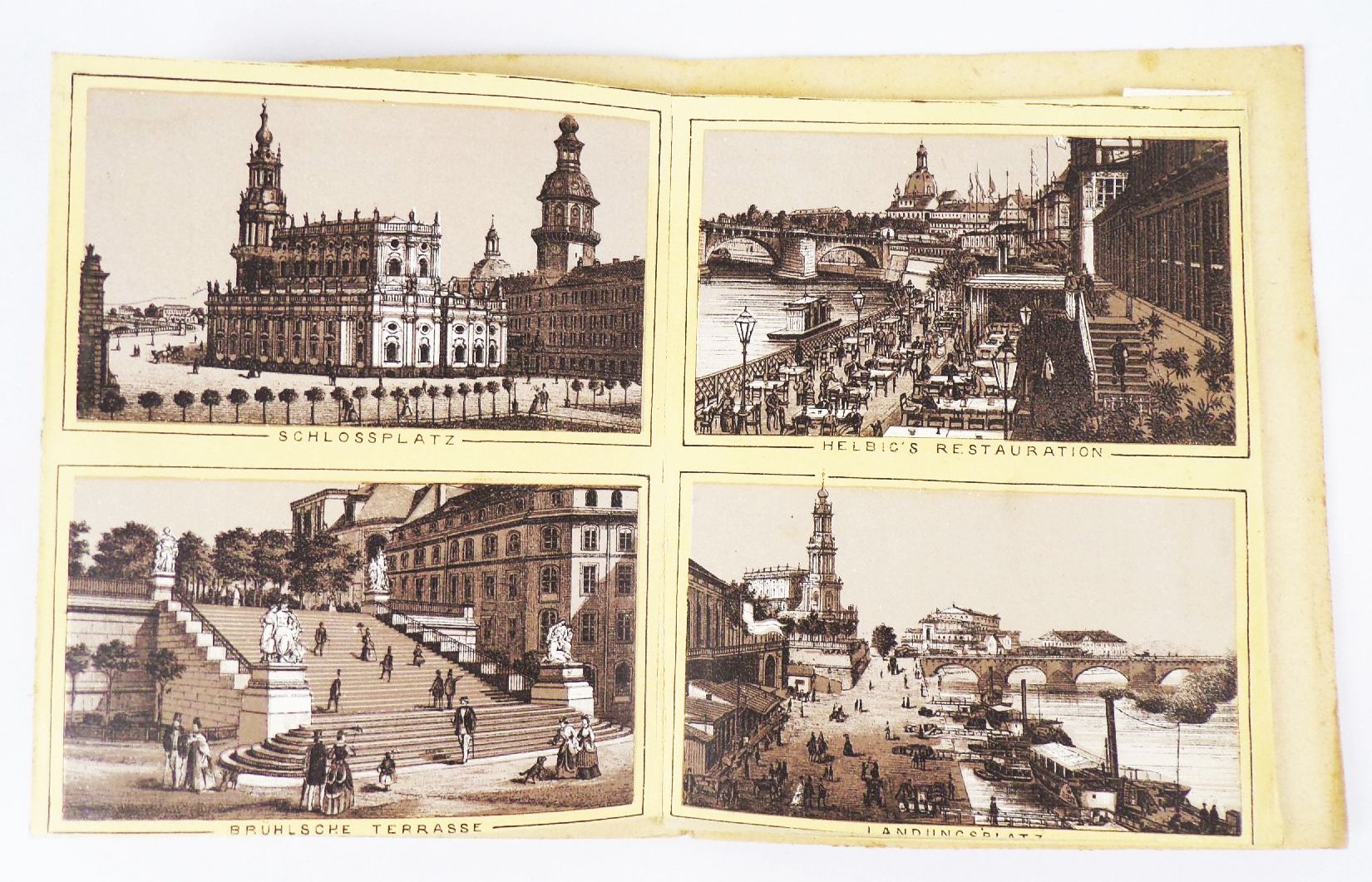 Erinnerung an Dresden um 1890 Leporello Erinnerung an Dresden um 1890 Leporello