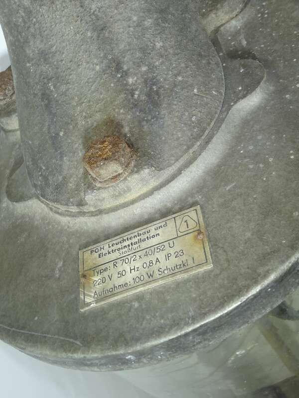 Alte Straßenlampe Deckenlampe Tropfen XL Loft Industrie Design Vintage Lampe