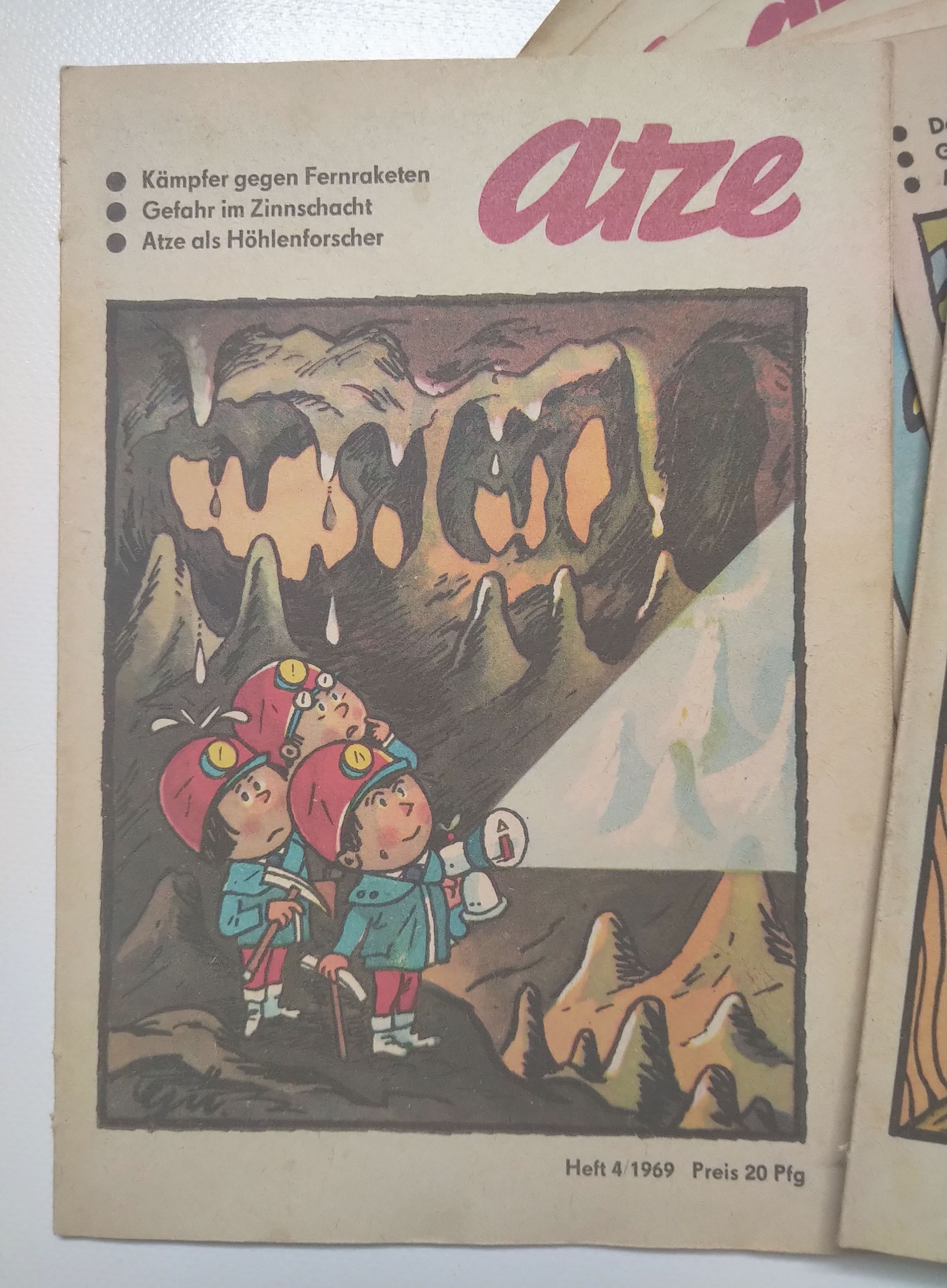 Jahrgang 1969 Atze 12 Hefte Kinder Comic DDR