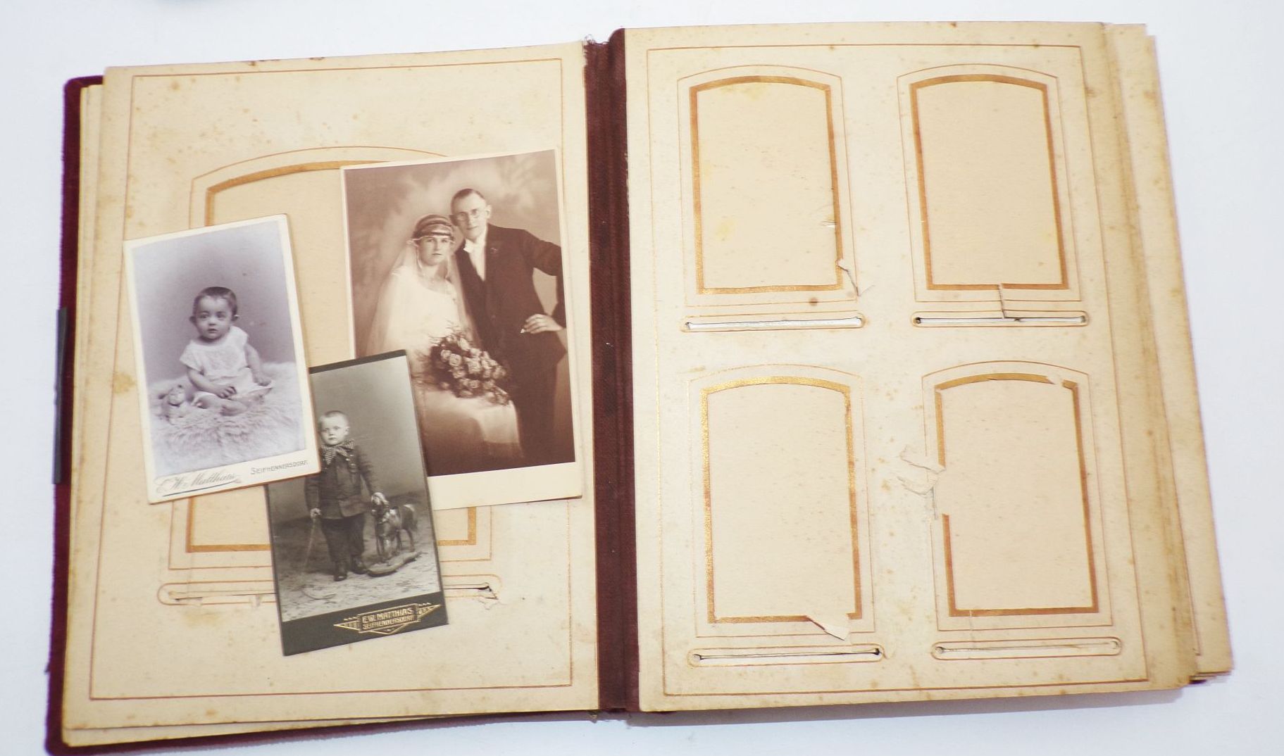 CDV Fotoalben 2 Stück Kabinettsfoto um 1900 CDV Fotoalben 2 Stück Kabinettsfoto um 1900