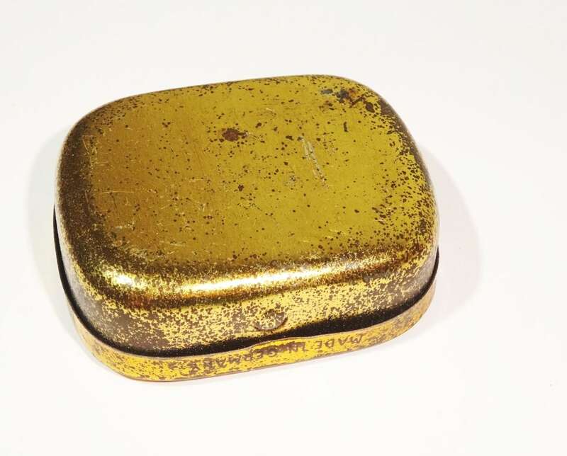 Alte Sigurd Nadeldose Grammophon Nadeln needles Fahrradfabrik Kassel Blechdose 