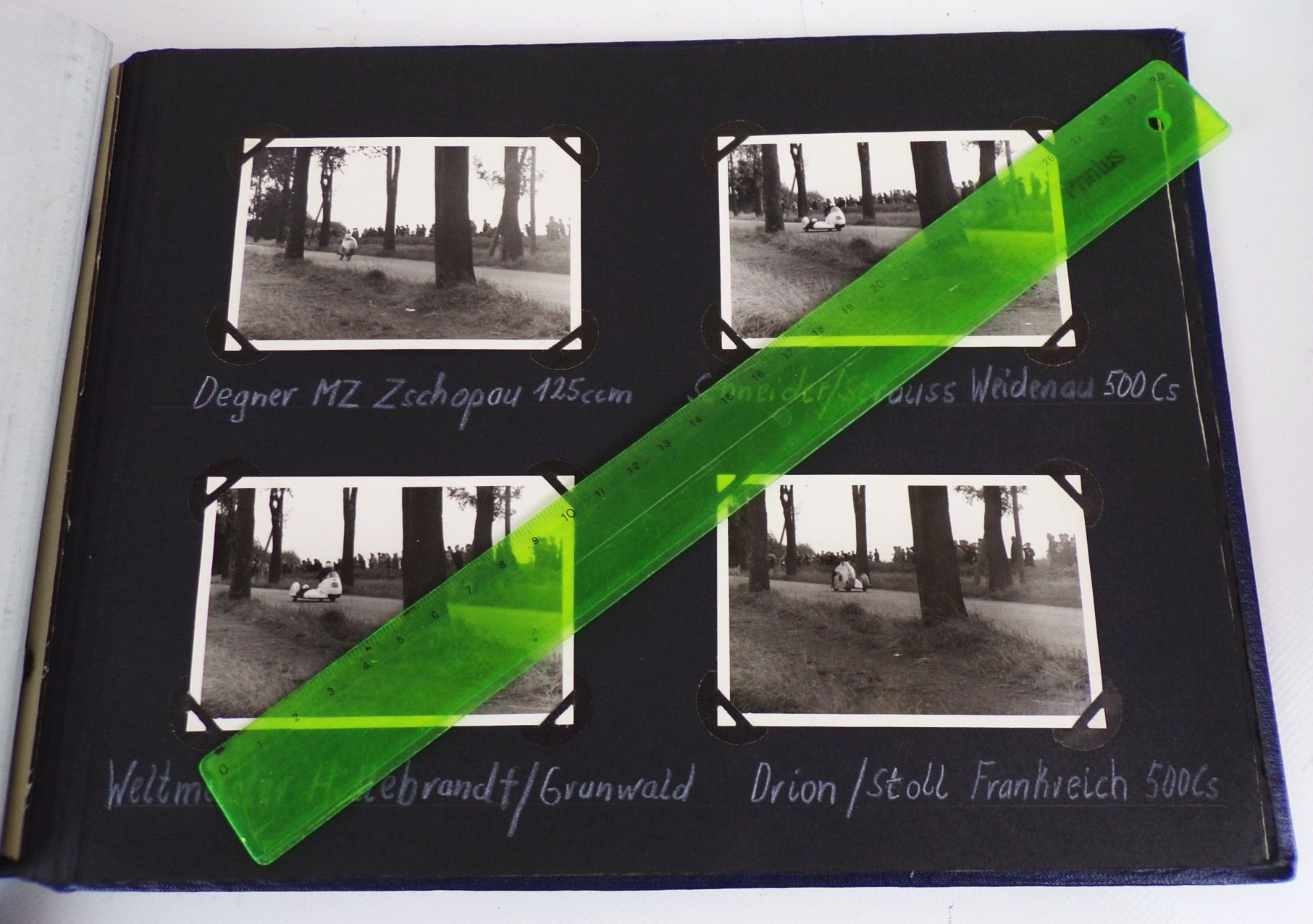 Motorsport Fotoalbum Grasbahnrennen 1957 Görlitz Meissner Sandbahnrennen