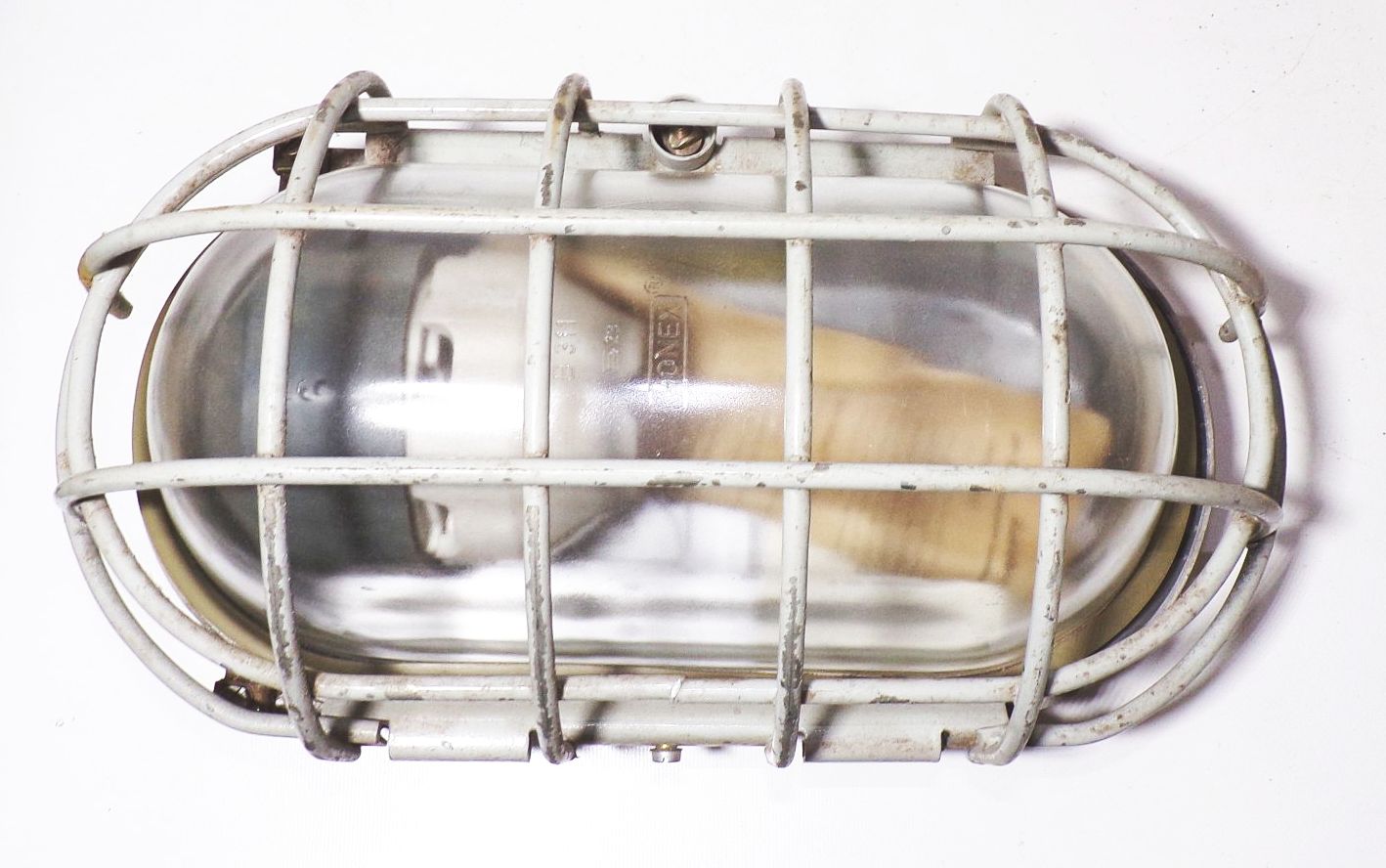 Bunkerlampe Ex Lampe Gitterlampe Kellerleuchte Industrielampe