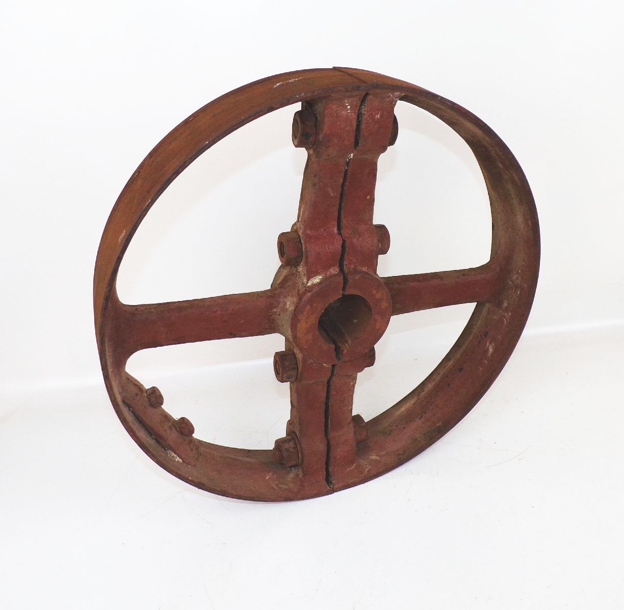 Altes Rad Metall Antriebsrad Transmission Rad Loft Industrie Design Eisenrad