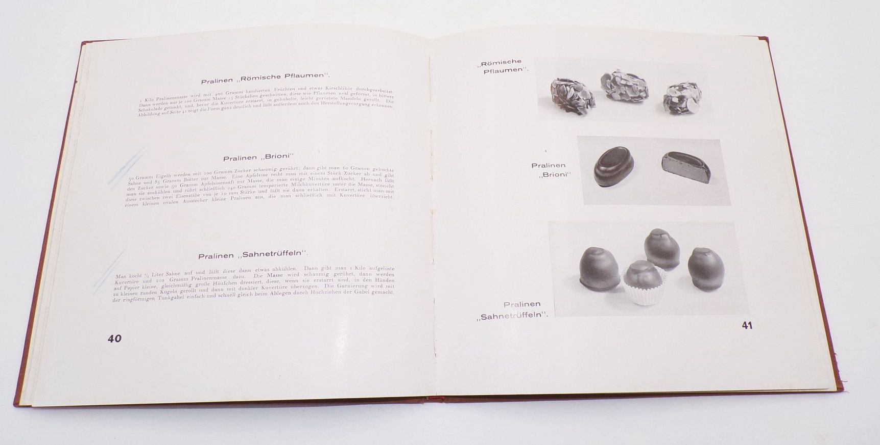 Coba Das Pralinen Buch 1933 Konditor Bücherei Coba Das Pralinen Buch 1933 Konditor Bücherei
