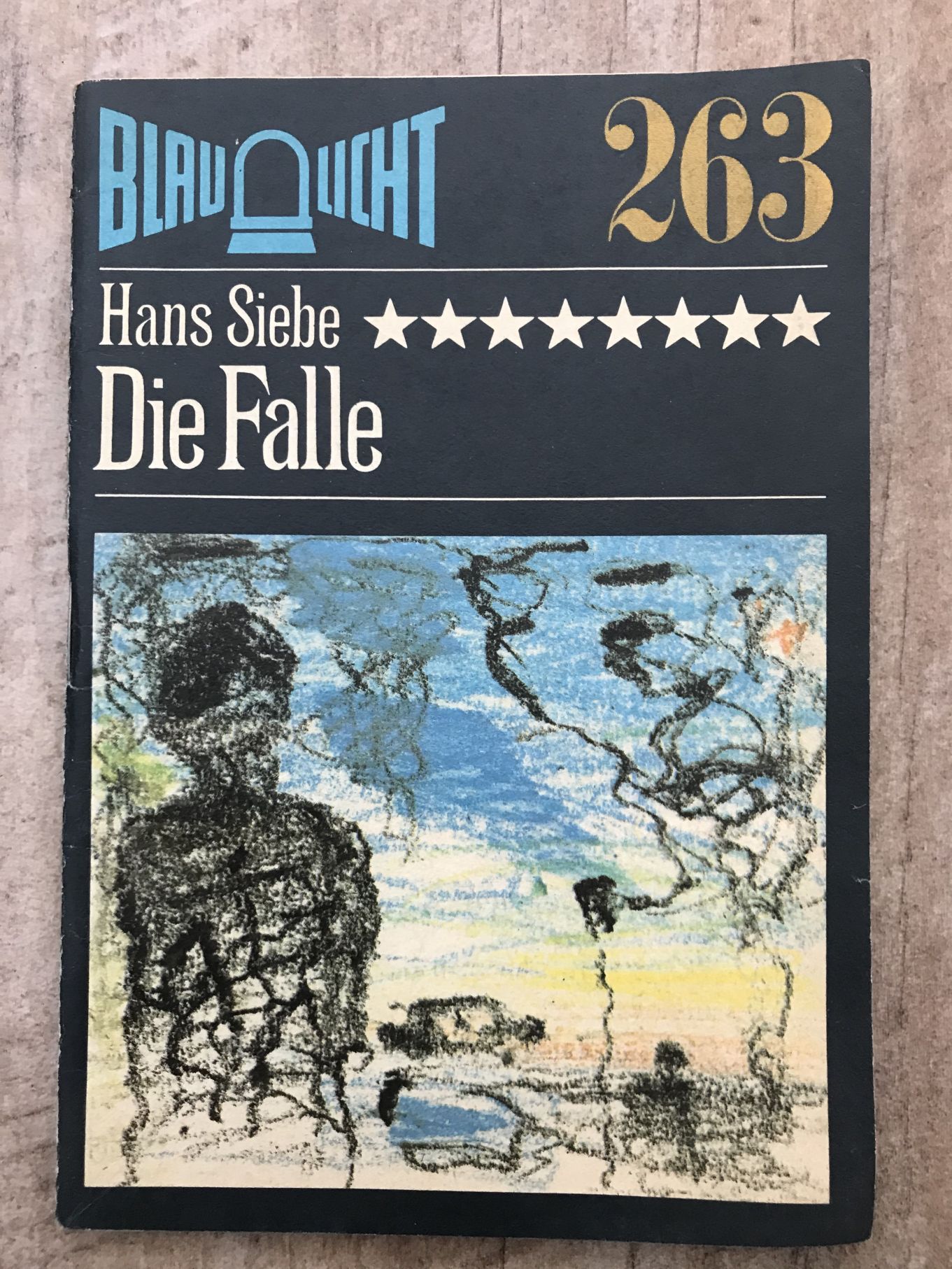 Blaulicht verschiedene Hefte DDR Romane Auswahl Krimi Reihe