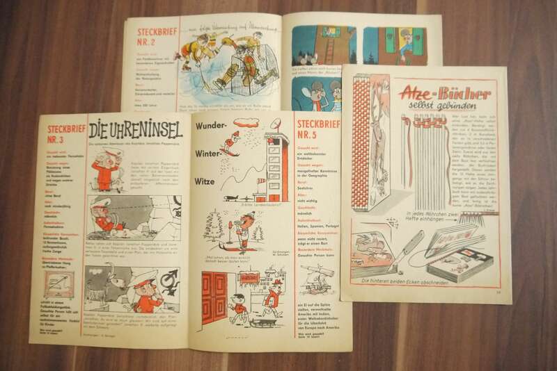 Atze Deie Uhreninsel DDR Kinderzeitschrift 1965 Heft 2 Comic
