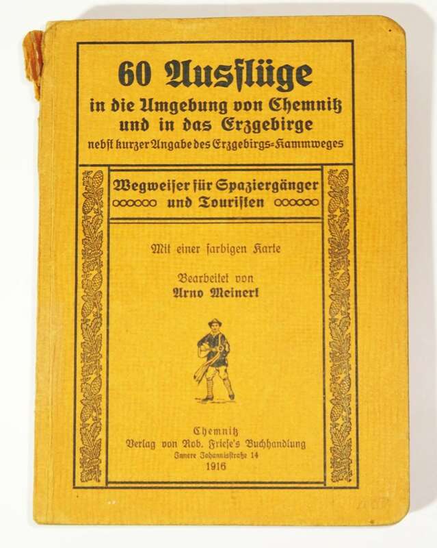 Chemnitzer Wanderbuch Ausflüge in der Umgebung von Chemnitz 5 Bücher ab 1900