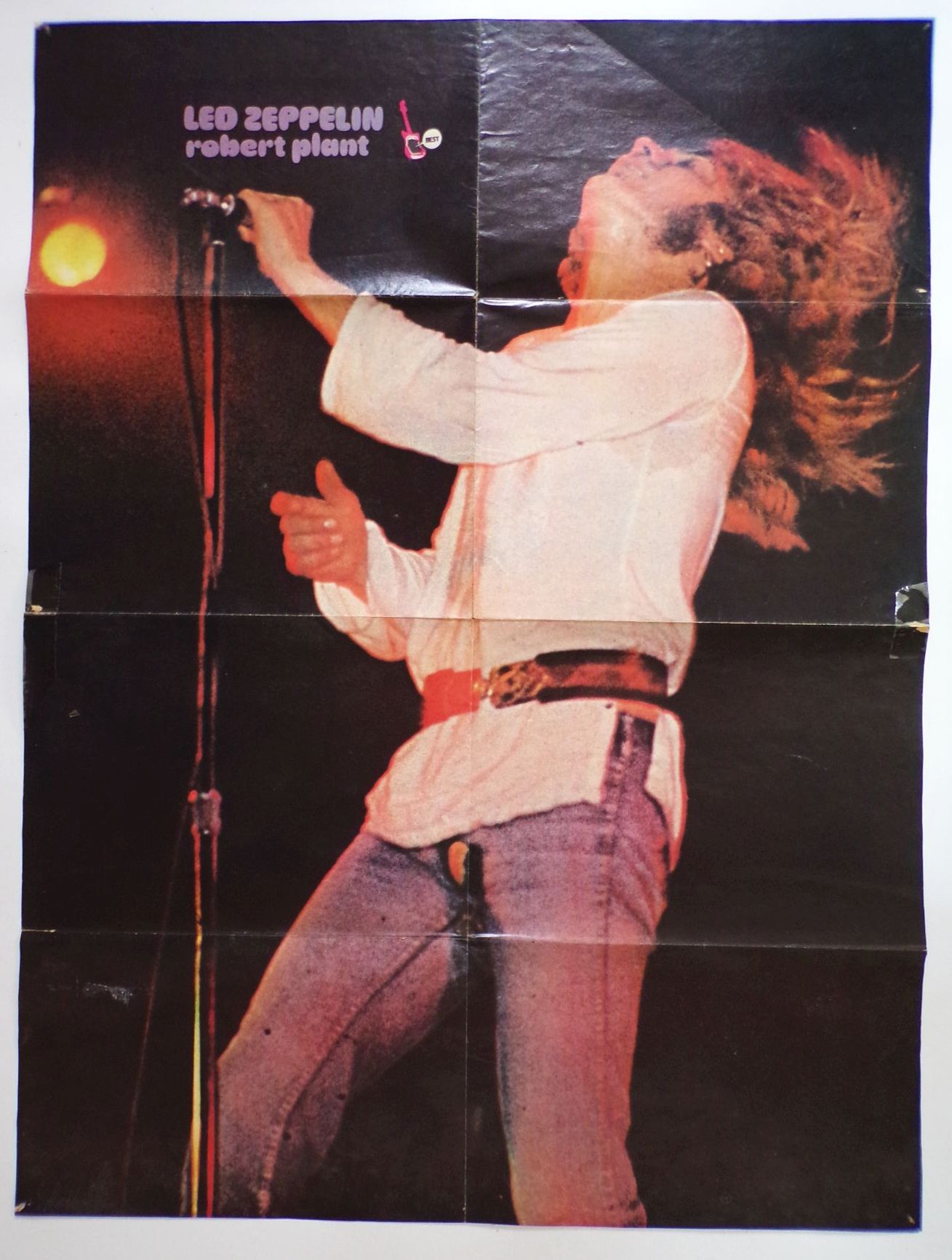 Altes Best Poster Robert Plant Led Zeppelin Joe Cocker Vintage