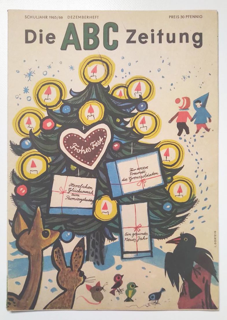 Die ABC Zeitung Dezemberheft Kinder Zeitschrift mit Beilage 1965 Nr 66