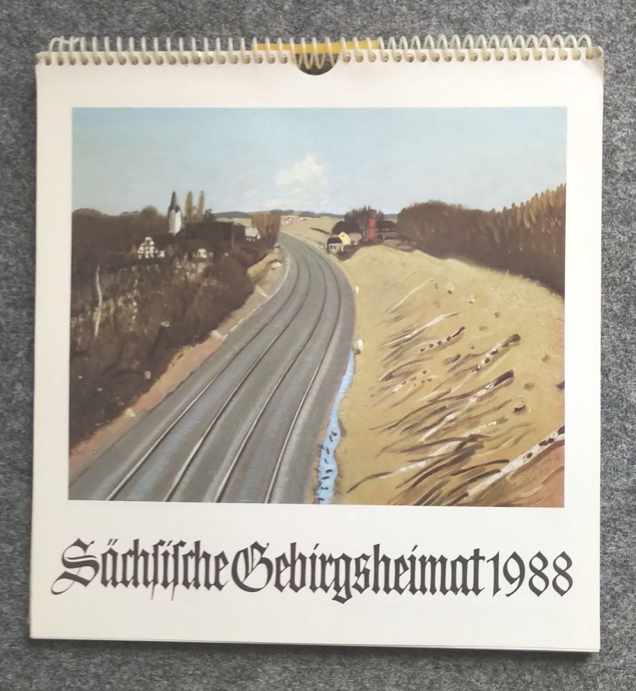 Kalender 1988 Oberlausitzer Kunstverlag Sächsische Gebirgsheimat