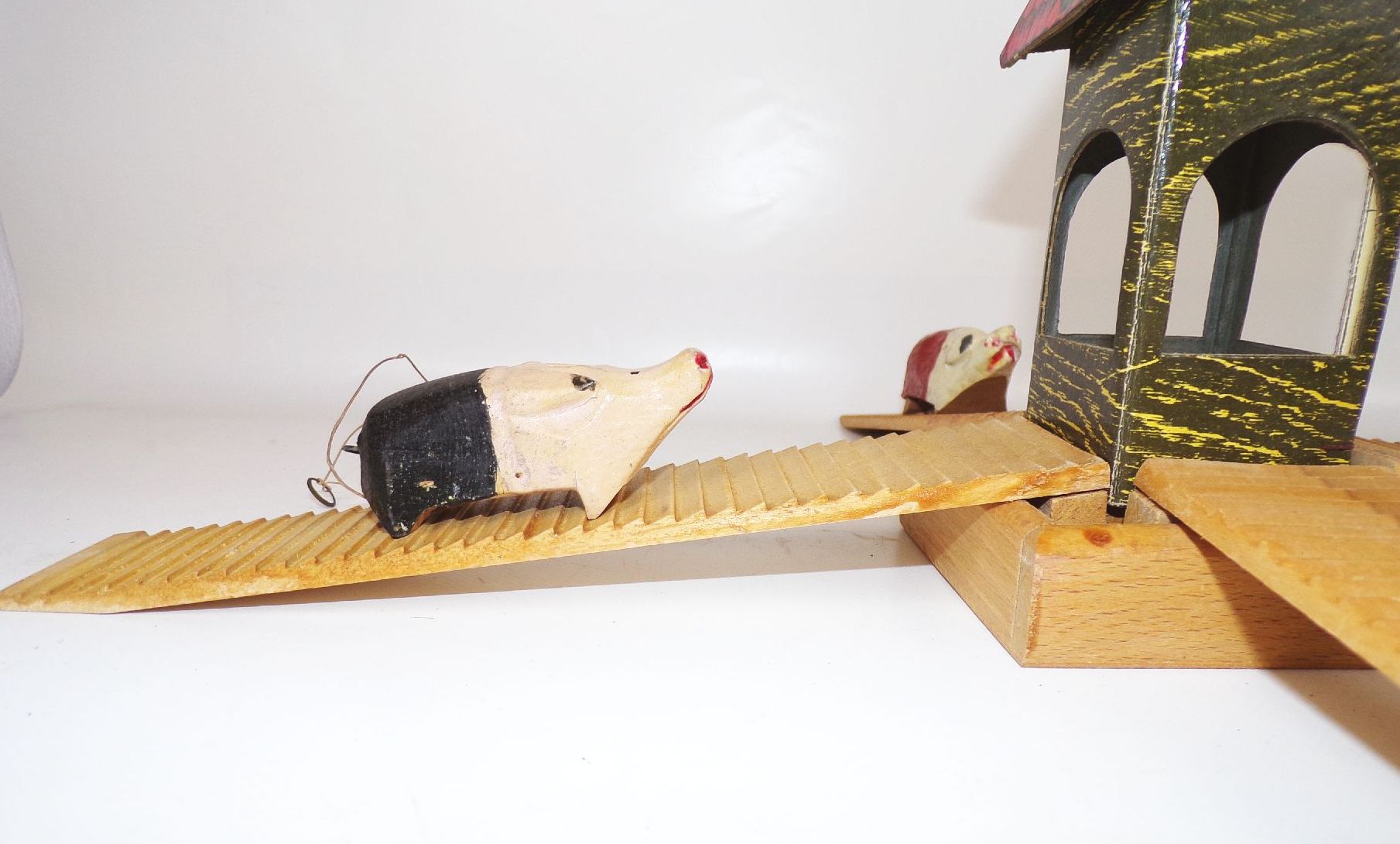 Hoki Poki Die hungrigen Schweine altes Gesellschaftsspiel Spear u Söhne Nürnberg