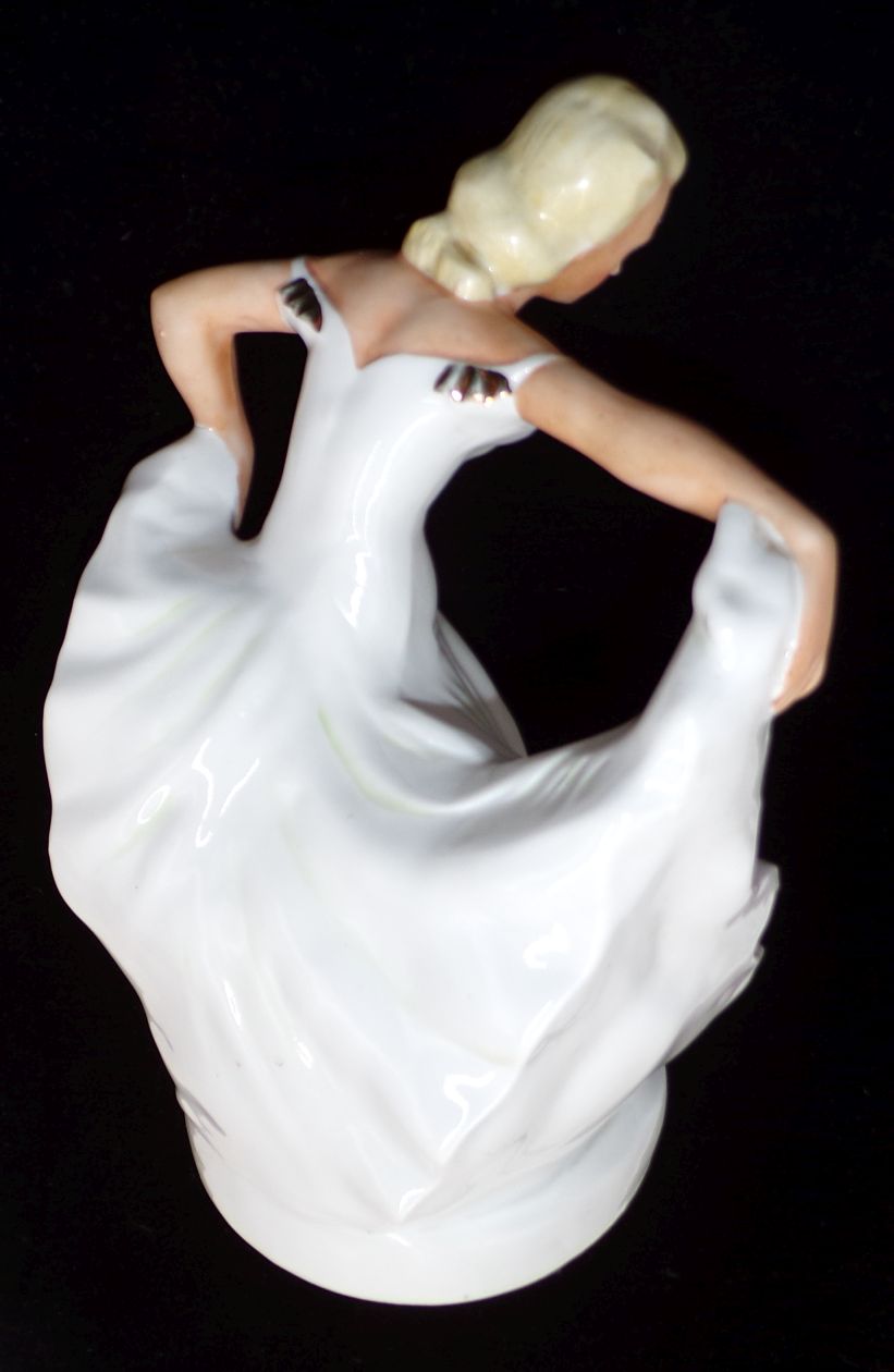 Porzellanfigur Tänzerin Gräfenthal Art Deco 