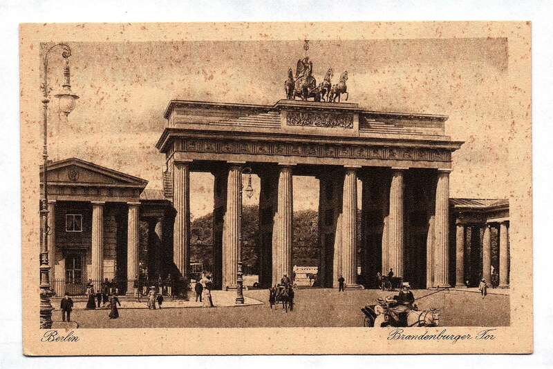 Ansichtskarte Berlin Brandenburger Tor Ak Postkarte