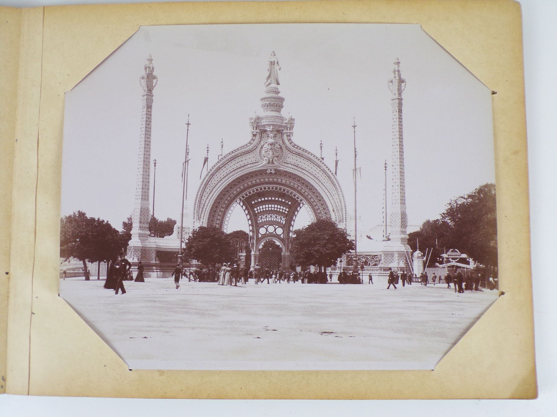 Fotoalbum 1900 Weltausstellung Paris Frankreich großformatige Fotos Exposition 