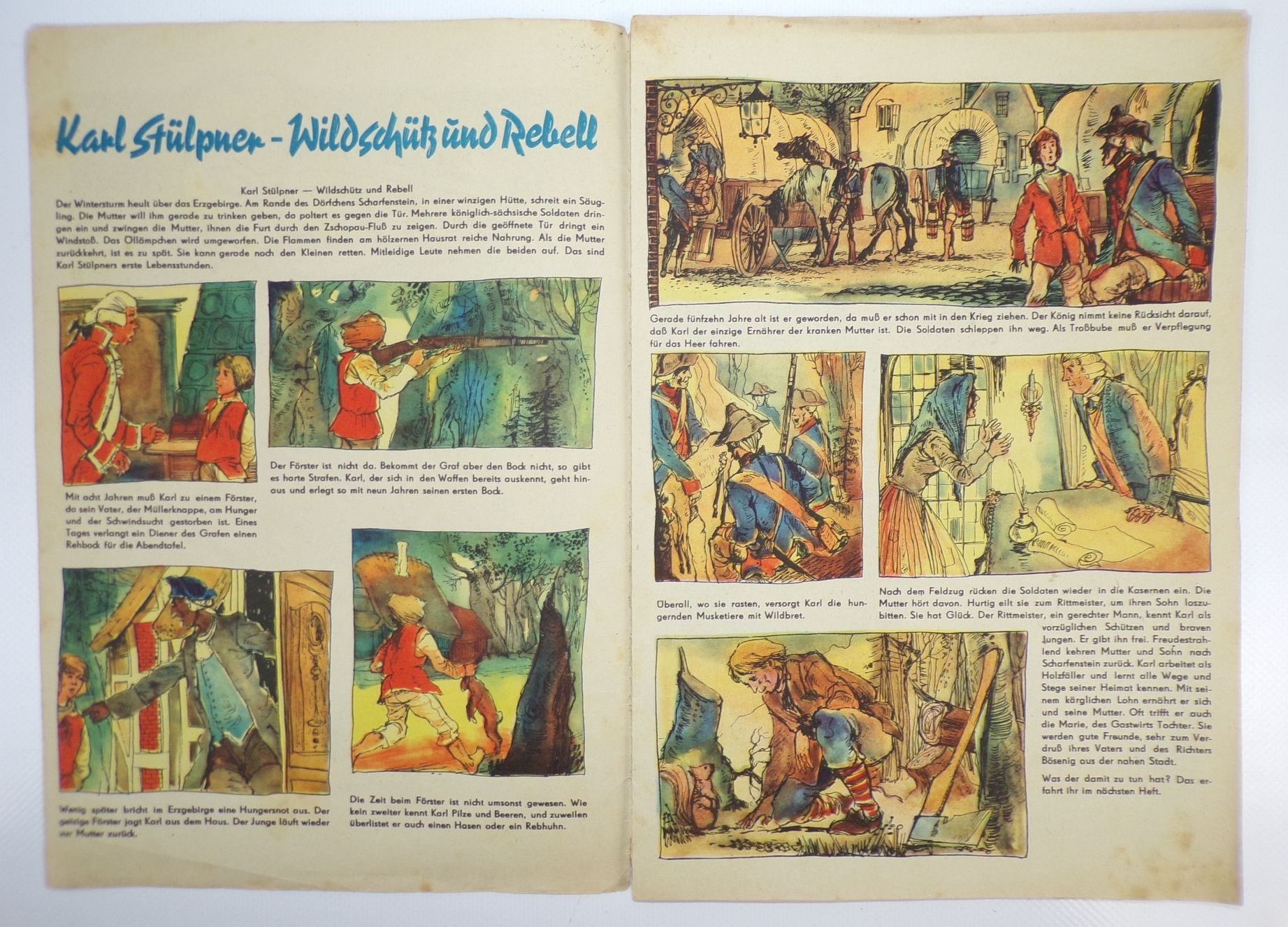 Alte Atze Heft 2 von 1957 Karl Stülpner Redaktion Der junge Pionier