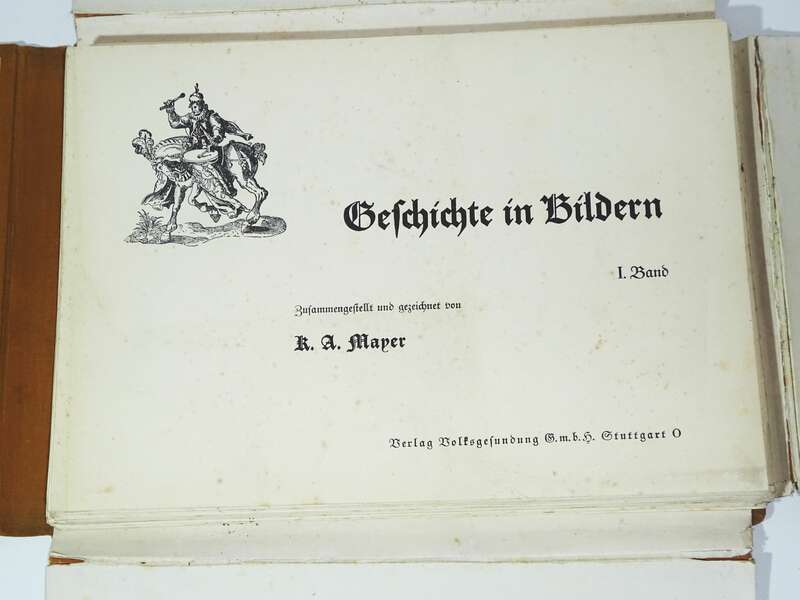 Geschichte in Bildern Band 1 2 3 Mayer Bildermappen