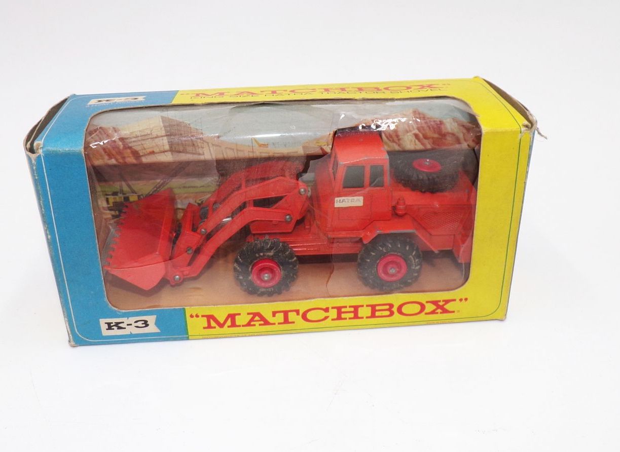 Matchbox K-3 Hatra Tractor Shovel mit Originalkarton | 30472