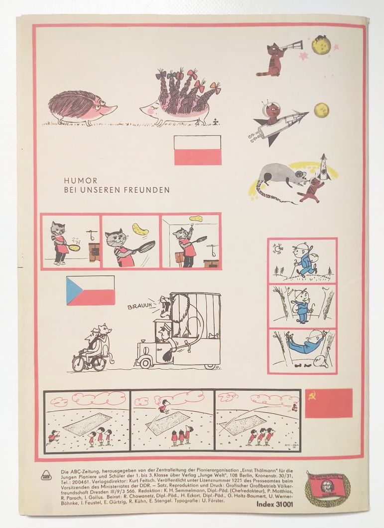 Die ABC Zeitung 1965 Nr 66 Kinder Zeitschrift mit Beilage Die ABC Zeitung 1965 Nr 66 Kinder Zeitschrift mit Beilage
