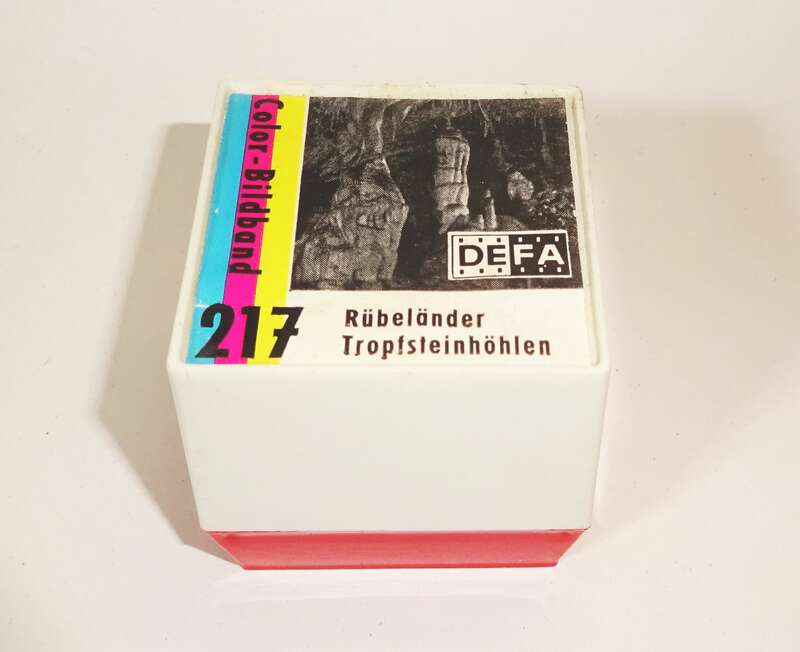 Defa Color Bildband 217 Rübeländer Tropfsteinhöhlen Diafilm Rollfilm