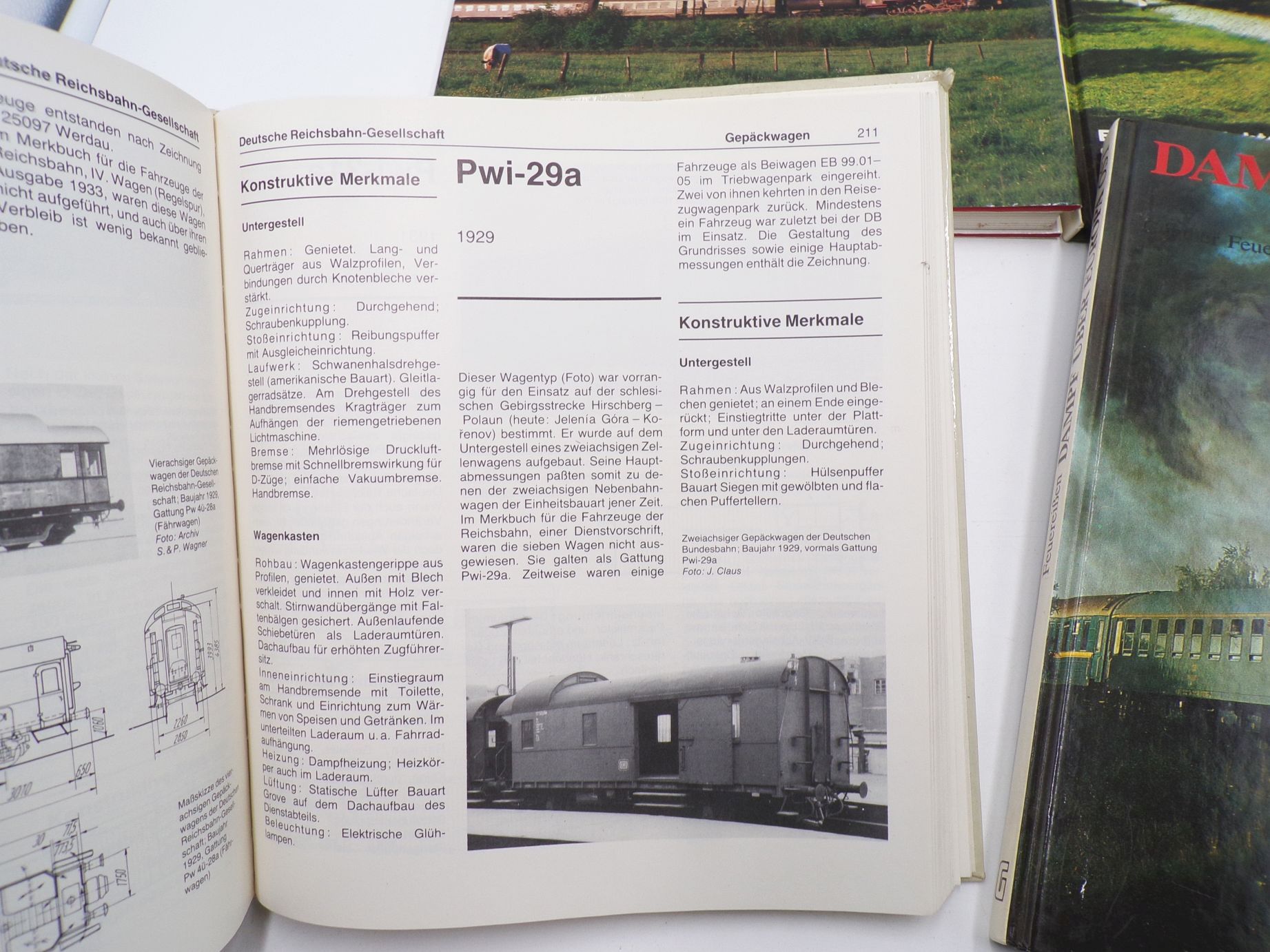 Dampflokomotiven Reisezugwagen Archiv 1 Dampf über Europa 4 Bücher