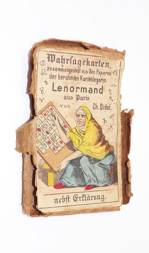 Wahrsagekartenspiel Tarot Lenormand aus Paris Ch Didot Gustav Kühn Neuruppin 