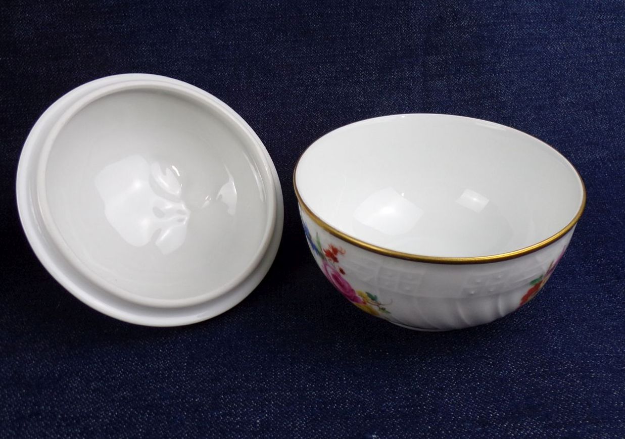 Kaffeeservice Hutschenreuther Dresden Blumen Dekor Altes Porzellan 