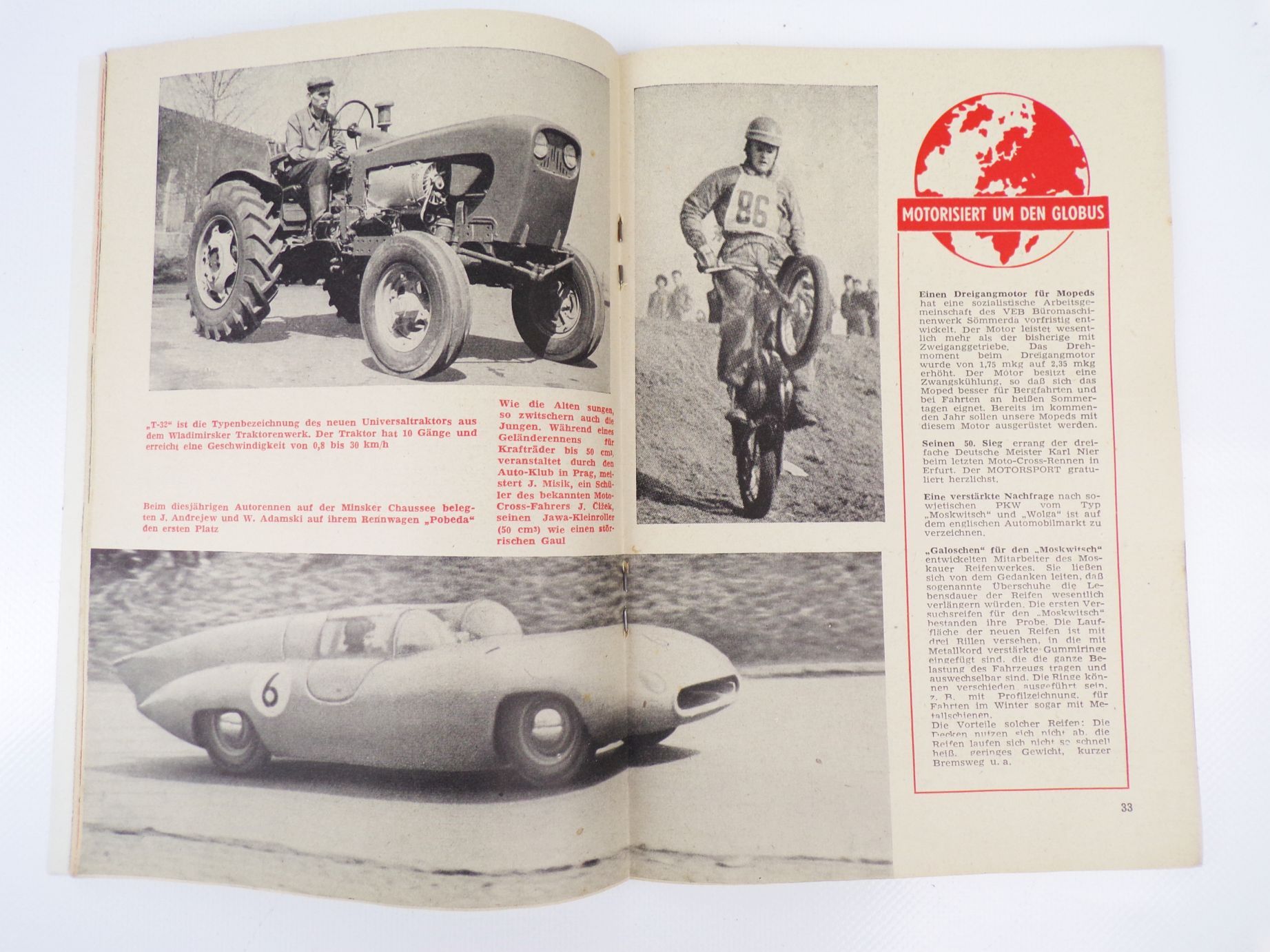 Motor Sport Nummer 10 September 1960 Oldtimer Zeitung DDR 