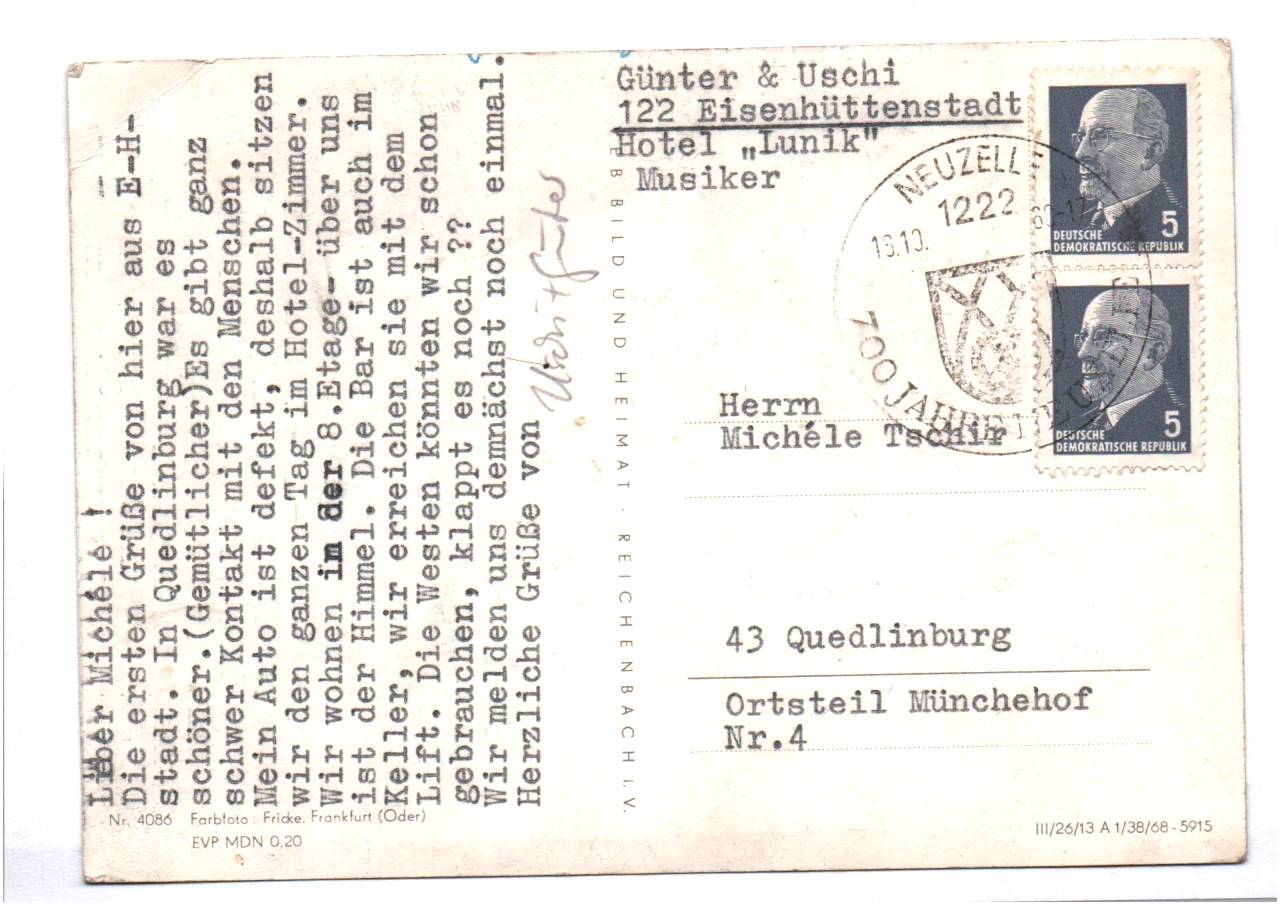 Ak Eisenhüttenstadt Mehrbild 1968 DDR Ak Eisenhüttenstadt Mehrbild 1968 DDR