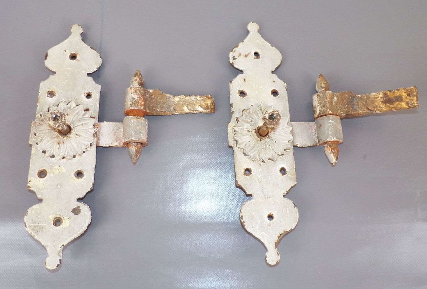 Alte Türbänder Türscharnier Eisen aus Fachwerkhaus 