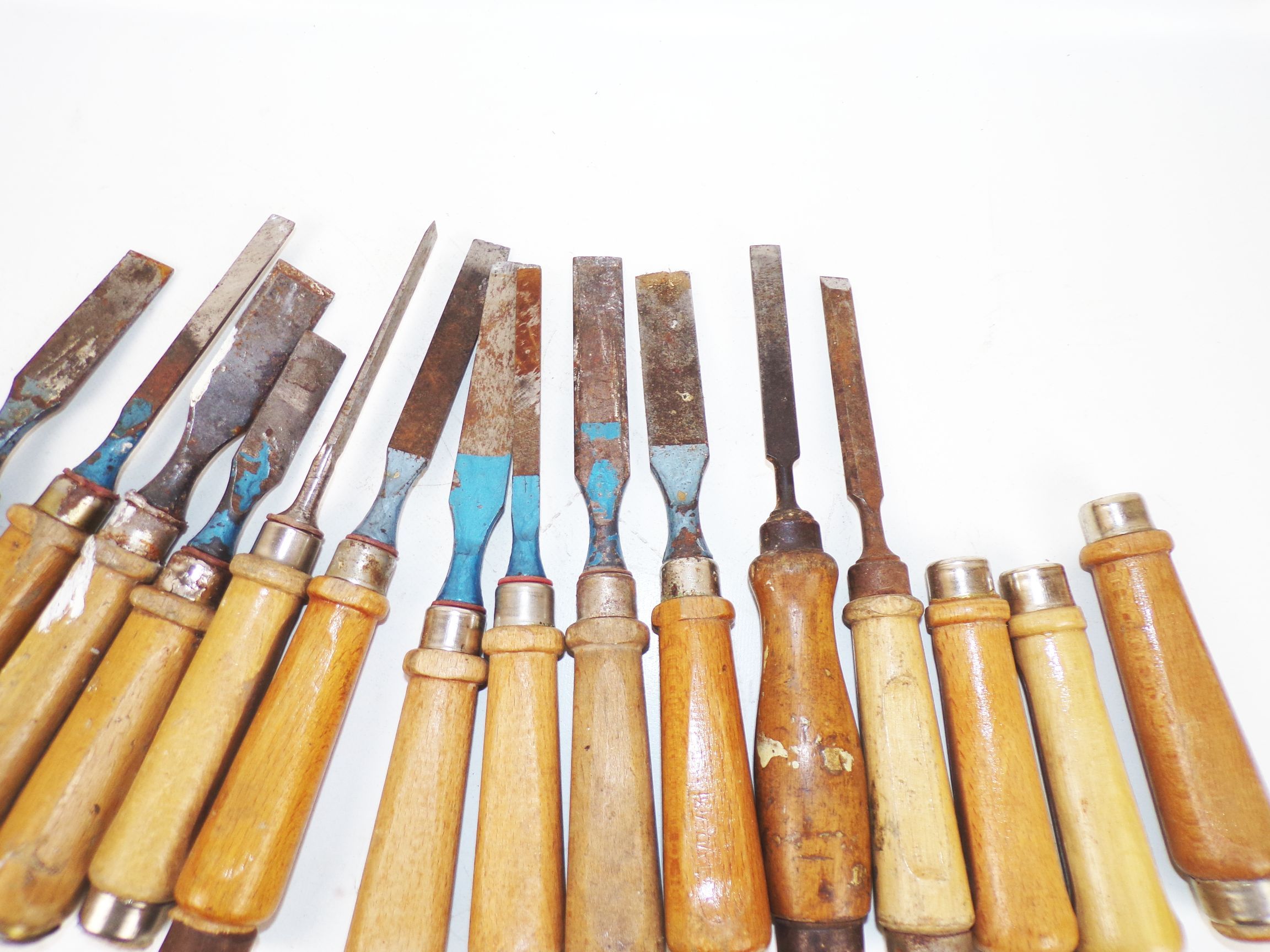 Konvolut alte Stechbeitel Stemmeisen 12 Stück Werkzeug