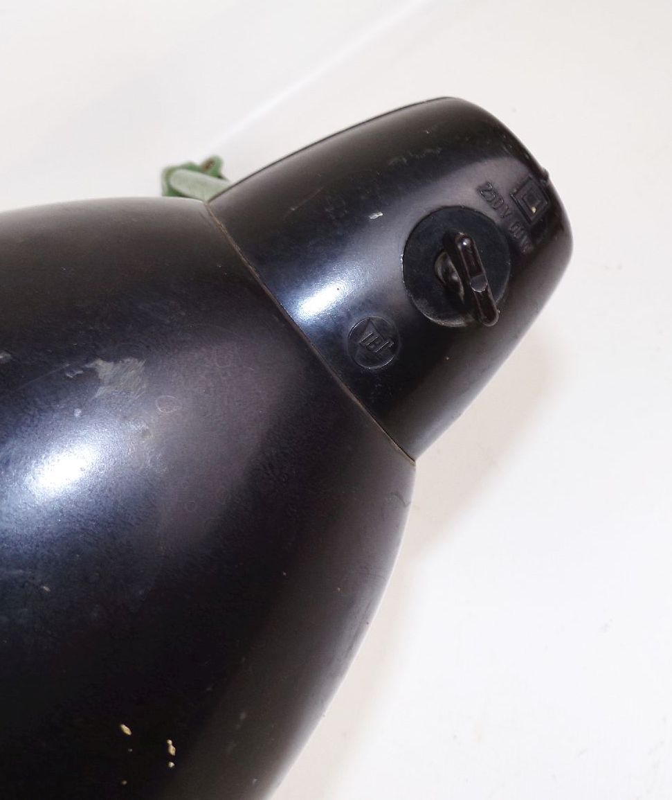 LBL Gelenklampe DDR Werkstattlampe Bauhaus Bakelit Schreibtischlampe