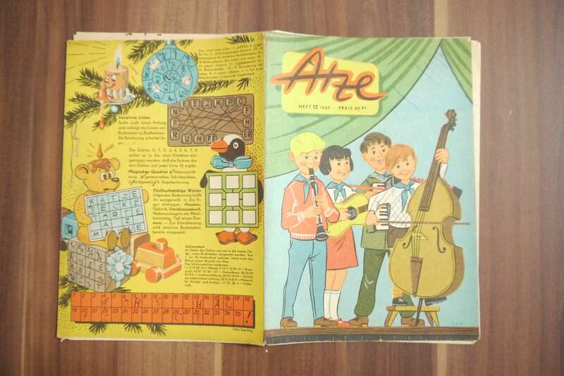 Atze Der Gebrurtstags Kuchenriese DDR Heft 12 Comic 1963