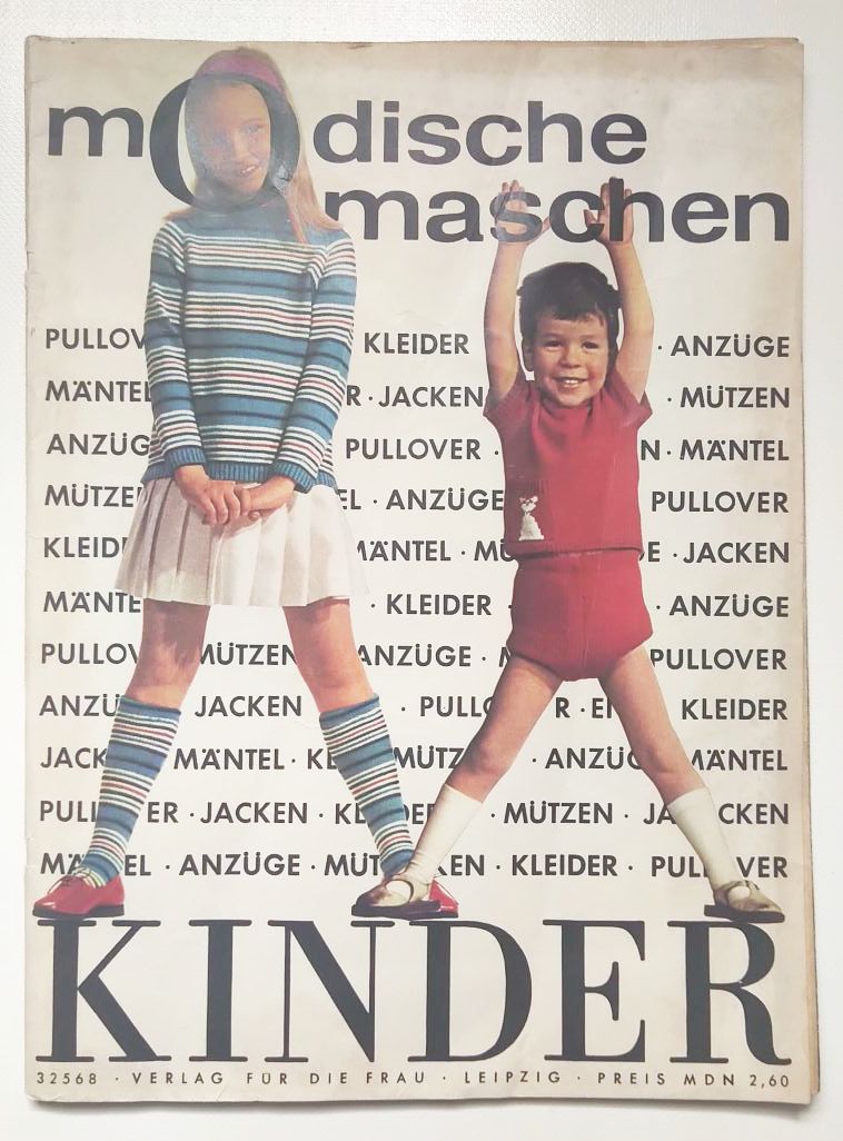 Mode Zeitschrift Kinder Modische Maschen Nr 32568 mit Schnittmuster