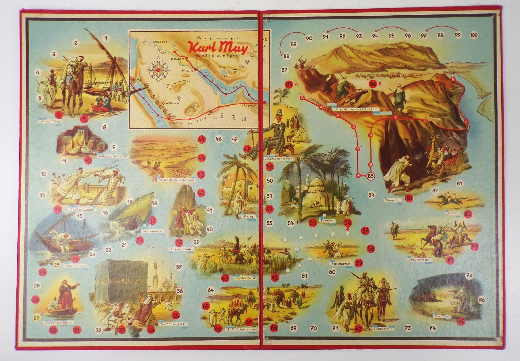 Wir reisen mit Karl May Vom Sinai zum Tigris Schmidt Spiele Zinnfiguren