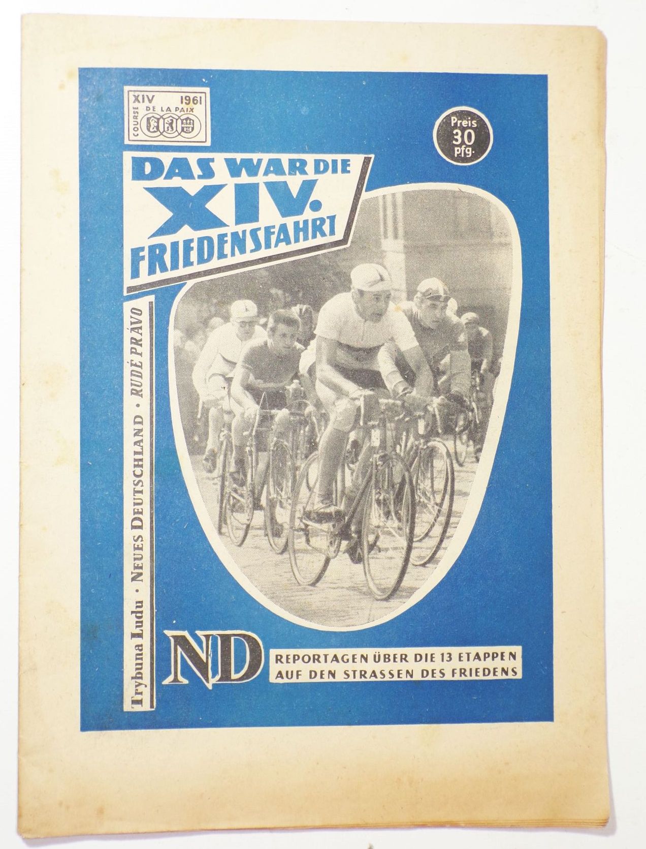 Neues Deutschland Reportage Friedensfahrt 1960er Jahre Auswahl